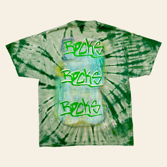 "Blue and Green on Green Tie-Dye" (Pre-order)